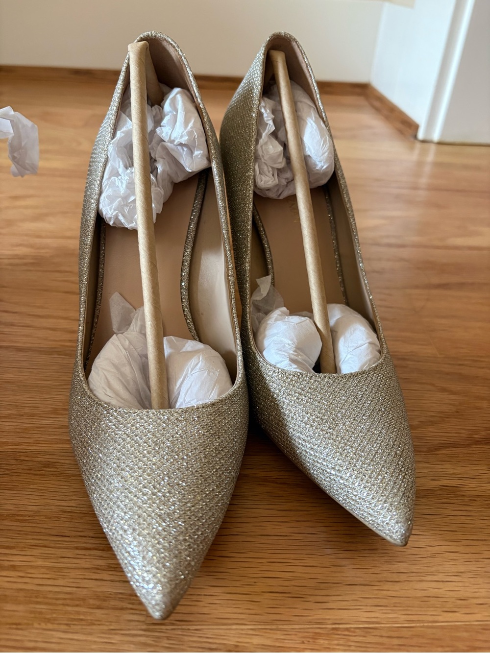 Stuart Weitzman Dancer 95 Pump Platino in Size 7
Worn once